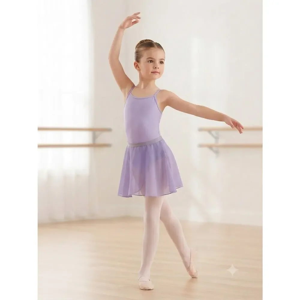 Eurotard Girls Lavender Ballet Wrap Skirt Child Small Dance
